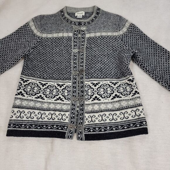 Cambridge Dry Goods Sweater Womens Size Small Wool RN 75343 Grandma Winter Cold - Picture 13 of 16